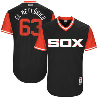 Men's Chicago White Sox Gregory Infante El Meteórico Majestic Black 2017 Players Weekend Authentic Jersey