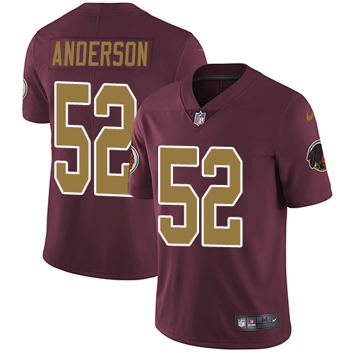 Nike Redskins #52 Ryan Anderson Burgundy Red Alternate Men's Stitched NFL Vapor Untouchable Limited Jersey