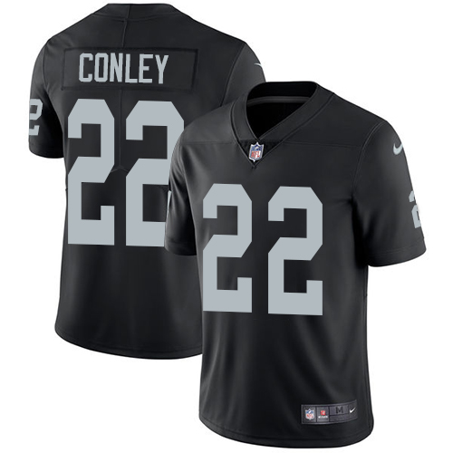 Nike Oakland Raiders #22 Gareon Conley Black Team Color Men's Stitched NFL Vapor Untouchable Limited Jersey