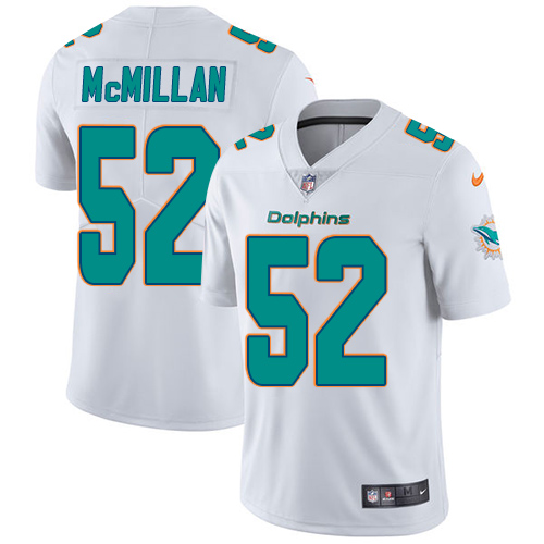 Youth Nike Dolphins #52 Raekwon McMillan White Stitched NFL Vapor Untouchable Limited Jersey