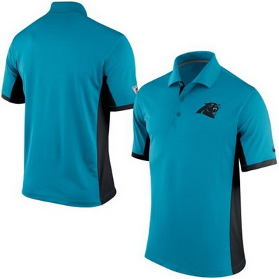 Men's Carolina Panthers Nike Blue Team Issue Performance Polo