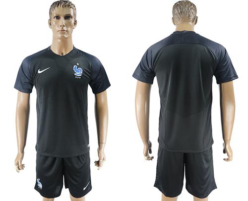 France Blank Away Soccer Country Jerseys