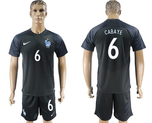 France #6 Cabaye Away Soccer Country Jerseys