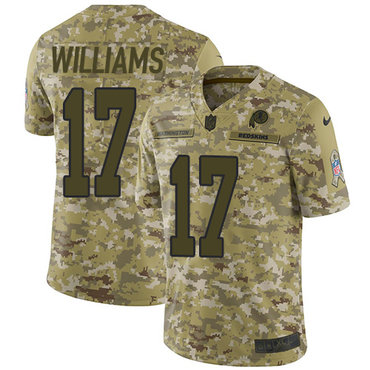 Nike Redskins #17 Doug Williams Camo Men's Stitched NFL Limited 2018 Salute To Service Jersey