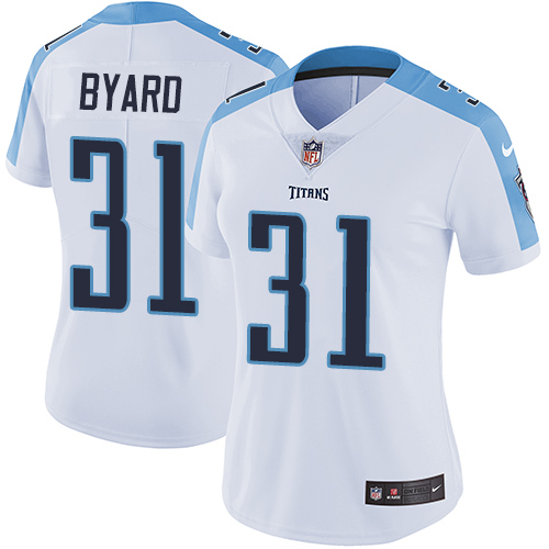 Women's Nike Tennessee Titans #31 Kevin Byard White Stitched NFL Vapor Untouchable Limited Jersey