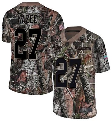 Nike Falcons 27 Damontae Kazee Camo Men's Stitched NFL Limited Rush Realtree Jersey