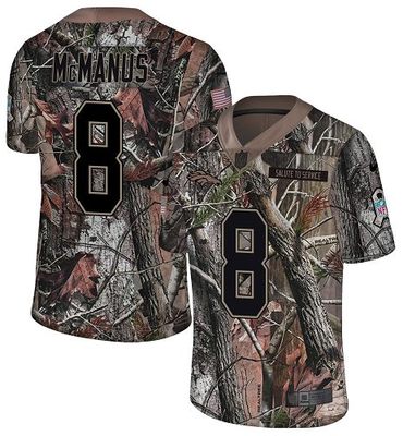 Nike Broncos #8 Brandon McManus Camo Men's Stitched NFL Limited Rush Realtree Jersey