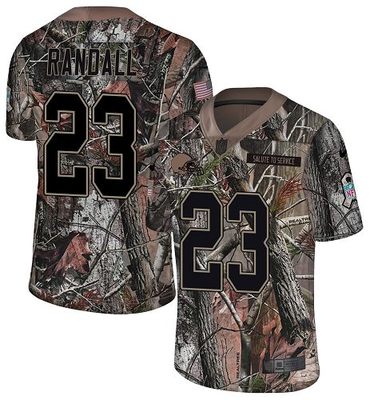 Nike Browns #23 Damarious Randall Camo Men's Stitched NFL Limited Rush Realtree Jersey