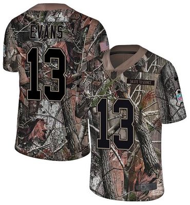 Nike Buccaneers #13 Mike Evans Camo Men's Stitched NFL Limited Rush Realtree Jersey