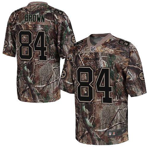 Nike Steelers #84 Antonio Brown Camo Men's Stitched NFL Realtree Elite Jersey