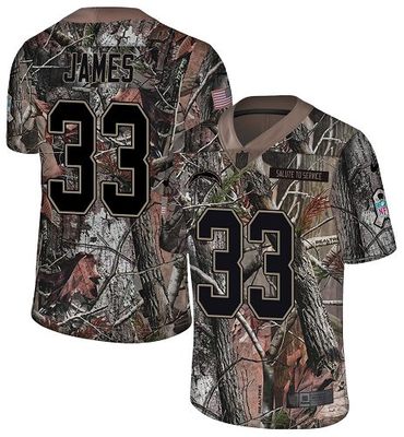 Nike Chargers #33 Derwin James Camo Men's Stitched NFL Limited Rush Realtree Jersey