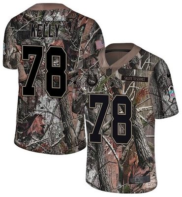 Nike Colts #78 Ryan Kelly Camo Men's Stitched NFL Limited Rush Realtree Jersey