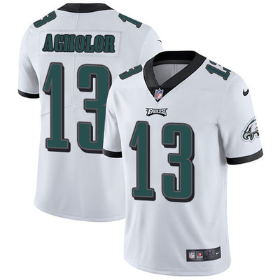 Youth Nike Philadelphia Eagles #13 Nelson Agholor White Stitched NFL Vapor Untouchable Limited Jersey