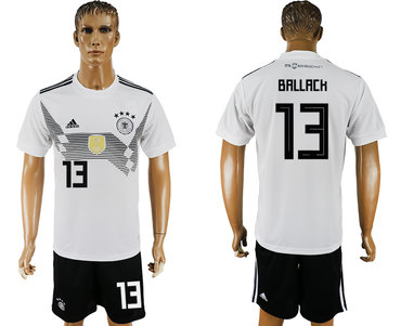 Germany #13 BALLACK Home 2018 FIFA World Cup Soccer Jersey