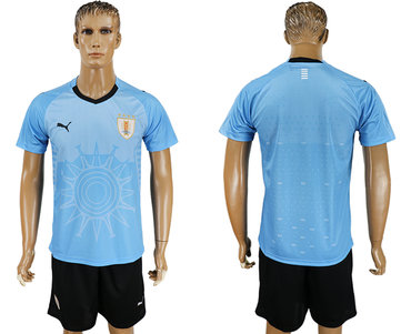 Uruguay Home 2018 FIFA World Cup Soccer Jersey