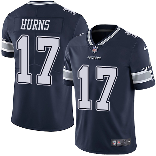 Men's Nike Dallas Cowboys #17 Allen Hurns Navy Blue Team Color Stitched NFL Vapor Untouchable Limited Jersey