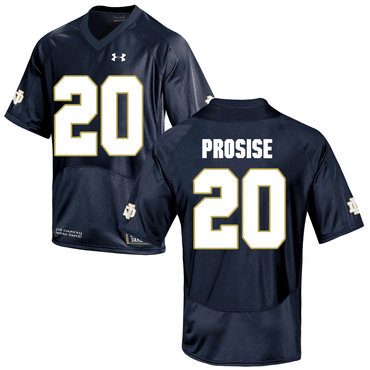 Notre Dame Fighting Irish 20 C.J. Prosise Navy College Football Jersey