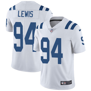 Nike Indianapolis Colts #94 Tyquan Lewis White Men's Stitched NFL Vapor Untouchable Limited Jersey