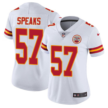 Nike Chiefs #57 Breeland Speaks White Women's Stitched NFL Vapor Untouchable Limited Jersey