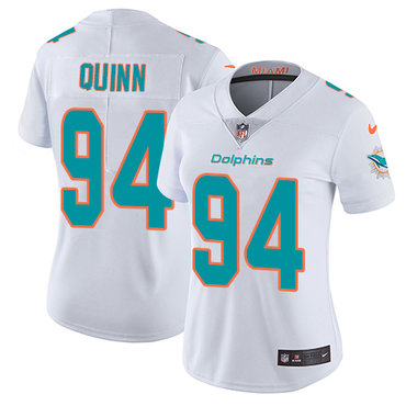 Nike Dolphins #94 Robert Quinn White Women's Stitched NFL Vapor Untouchable Limited Jersey