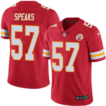 Nike Chiefs #57 Breeland Speaks Red Team Color Youth Stitched NFL Vapor Untouchable Limited Jersey