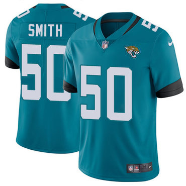 Nike Jacksonville Jaguars #50 Telvin Smith Teal Green Team Color Men's Stitched NFL Vapor Untouchable Limited Jersey