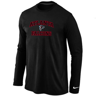 Nike Atlanta Falcons Heart & Soul Long Sleeve T-Shirt Black