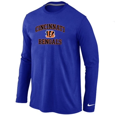 Nike Cincinnati Bengals Heart & Soul Long Sleeve T-Shirt Blue