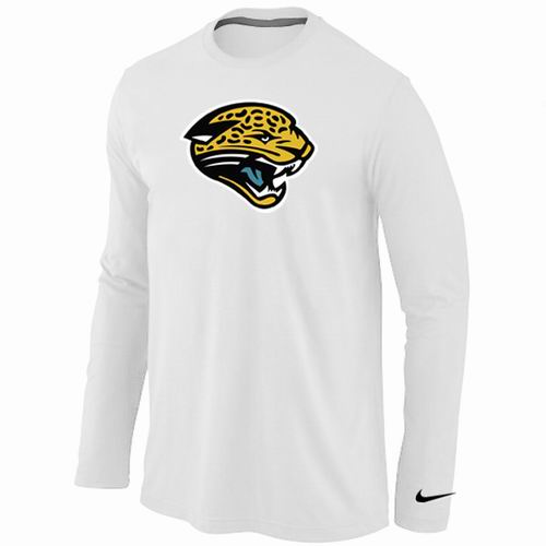 Nike Jacksonville Jaguars Logo Long Sleeve T-Shirt WHITE