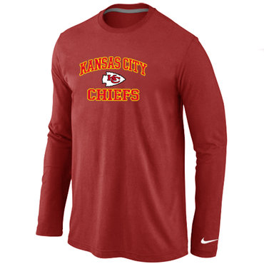 Nike Kansas City Chiefs Heart & Soul Long Sleeve T-Shirt RED