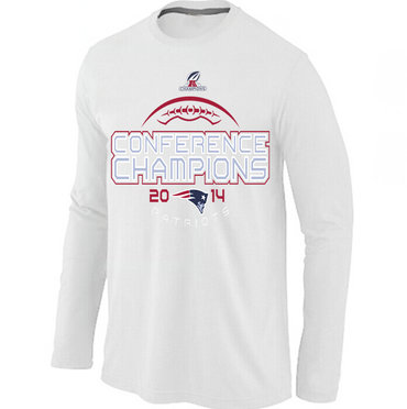 Nike Patriots White Long Sleeve Men T-Shirts