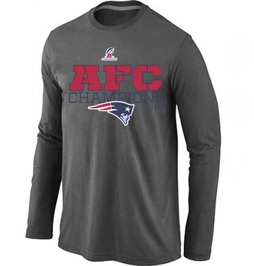 Nike Patriots D.Grey Long Sleeve Men T-Shirts