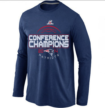 Nike Patriots D.Blue Long Sleeve Men T-Shirts02