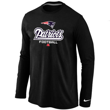 Nike New England Patriots Critical Victory Long Sleeve T-Shirt Black