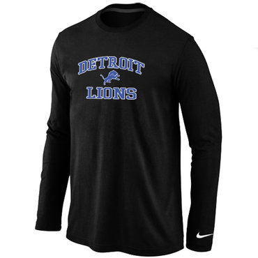 Nike Detroit Lions Heart & Soul Long Sleeve T-Shirt Black