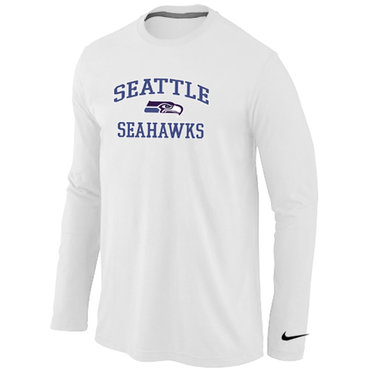 Nike Seattle Seahawks Heart & Soul Long Sleeve T-Shirt White