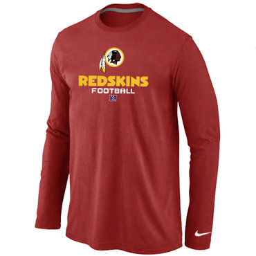 Nike Washington Redskins Critical Victory Long Sleeve T-Shirt Red