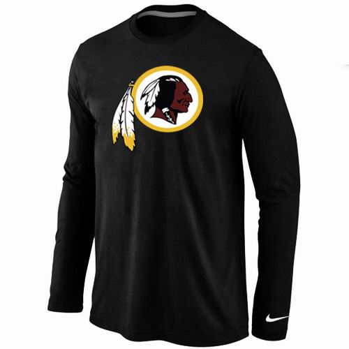 Nike Washington Redskins Logo Long Sleeve T-Shirt black