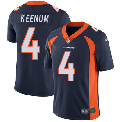 Nike Broncos #4 Case Keenum Blue Alternate Youth Stitched NFL Vapor Untouchable Limited Jersey