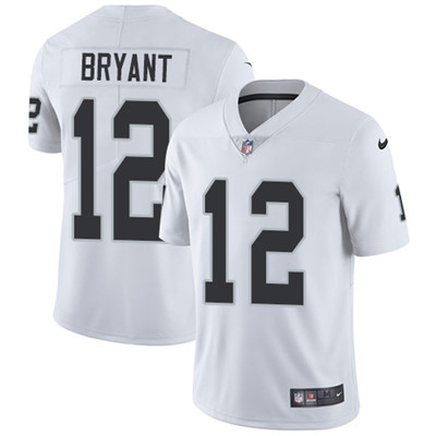 Nike Oakland Raiders #12 Martavis Bryant White Men's Stitched NFL Vapor Untouchable Limited Jersey