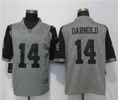 Nike New York Jets #14 Sam Darnold Gray Vapor Untouchable Limited Jersey