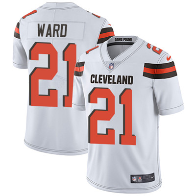 Nike Cleveland Browns #21 Denzel Ward White Men's Stitched NFL Vapor Untouchable Limited Jersey