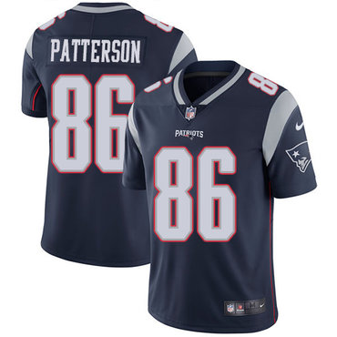 Nike Men's New England Patriots #86 Cordarrelle Patterson Navy Blue Home Vapor Untouchable Limited Jersey