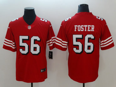 Nike San Francisco 49ers #56 Reuben Foster Red 2018 Vapor Untouchable Limited Jersey