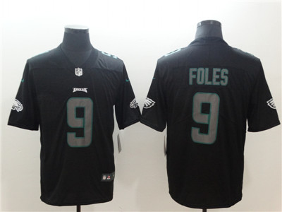 Nike Philadelphia Eagles #9 Nick Foles Black Vapor Impact Limited Jersey