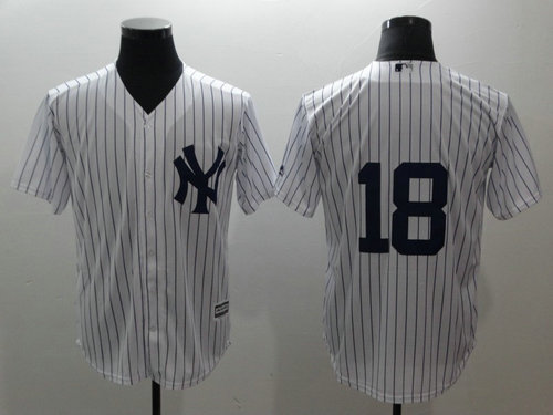 Yankees 18 Didi Gregorius White Cool Base MLB Jersey