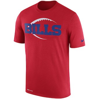 Men's Buffalo Bills Nike Red Legend Icon Logo Performance T-Shirt