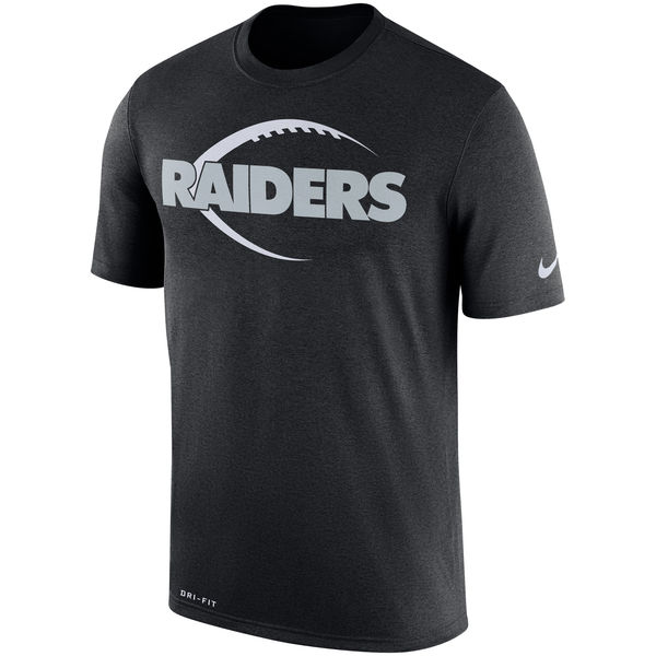 Men's Oakland Raiders Nike Black Legend Icon Logo Performance T-Shirt