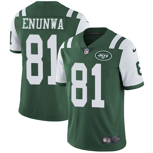 Kids Nike Jets 81 Quincy Enunwa Green Vapor Untouchable Limited Jersey