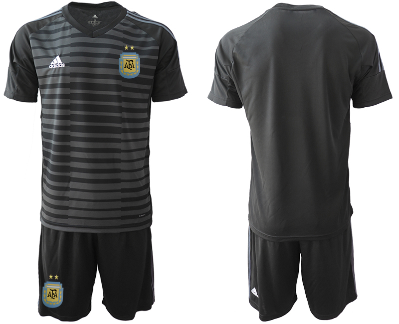 2019-20-Argentina-Black-Goalkeeper-Soccer-Jersey